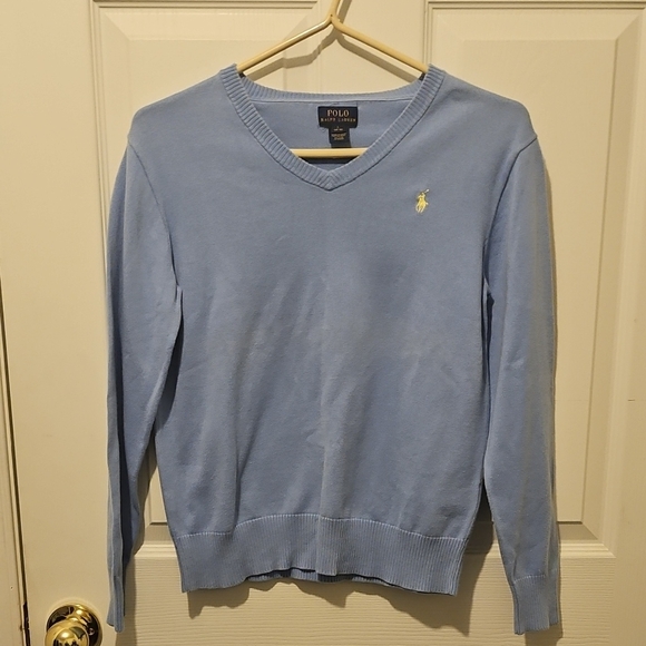 Polo Ralph Lauren Other - Polo by Ralph Lauren Men's Sky Blue V-Neck Sweater